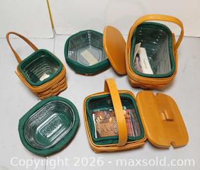 MaxSold Auction: Longaberger Baskets Dark Green Variety - Fremont (California, USA) PARTNER MANAGED Estate Sale Online Auction - Las Palmas Avenue