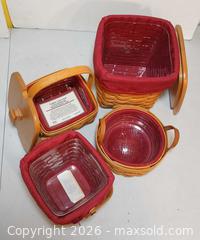 MaxSold Auction: Longaberger Baskets Large Homestead and Several Red - Fremont (California, USA) PARTNER MANAGED Estate Sale Online Auction - Las Palmas Avenue