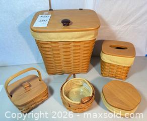 MaxSold Auction: Longaberger Bathroom/ Bedroom Set  - Fremont (California, USA) PARTNER MANAGED Estate Sale Online Auction - Las Palmas Avenue