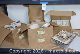 MaxSold Auction: Longaberger Botanical Fields and Temp-tations Dishes - Fremont (California, USA) PARTNER MANAGED Estate Sale Online Auction - Las Palmas Avenue