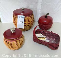 MaxSold Auction: Longaberger Collector’s Club Red Apple Basket & More  - Fremont (California, USA) PARTNER MANAGED Estate Sale Online Auction - Las Palmas Avenue