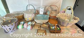 MaxSold Auction: Longaberger Easter Assortment - Fremont (California, USA) PARTNER MANAGED Estate Sale Online Auction - Las Palmas Avenue
