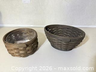 MaxSold Auction: Longaberger Food Storage & Basket Set - Fremont (California, USA) PARTNER MANAGED Estate Sale Online Auction - Las Palmas Avenue