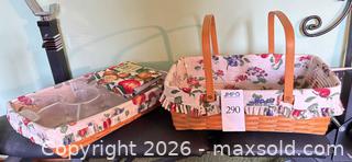 MaxSold Auction: Longaberger Fruit Themed Picnic Baskets - Fremont (California, USA) PARTNER MANAGED Estate Sale Online Auction - Las Palmas Avenue