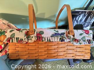 MaxSold Auction: Longaberger Fruit Themed Picnic Baskets - Fremont (California, USA) PARTNER MANAGED Estate Sale Online Auction - Las Palmas Avenue
