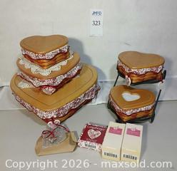 MaxSold Auction: Longaberger Heart Baskets - Fremont (California, USA) PARTNER MANAGED Estate Sale Online Auction - Las Palmas Avenue