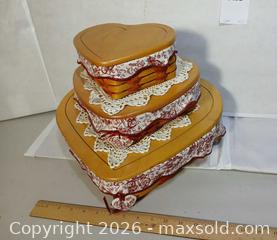 MaxSold Auction: Longaberger Heart Baskets - Fremont (California, USA) PARTNER MANAGED Estate Sale Online Auction - Las Palmas Avenue