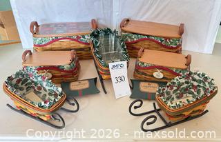 MaxSold Auction: Longaberger Holiday Basket Assortment  - Fremont (California, USA) PARTNER MANAGED Estate Sale Online Auction - Las Palmas Avenue