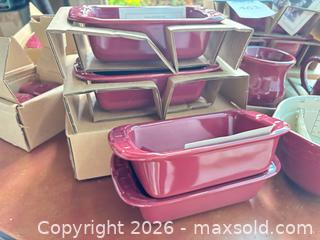 MaxSold Auction: Longaberger Paprika Dish Set - New - Fremont (California, USA) PARTNER MANAGED Estate Sale Online Auction - Las Palmas Avenue