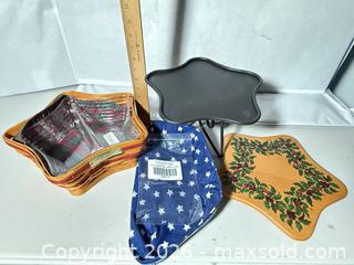 MaxSold Auction: Longaberger Shining Stars Holiday Set  - Fremont (California, USA) PARTNER MANAGED Estate Sale Online Auction - Las Palmas Avenue