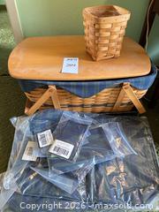 MaxSold Auction: Longaburger Picnic Basket  - Fremont (California, USA) PARTNER MANAGED Estate Sale Online Auction - Las Palmas Avenue