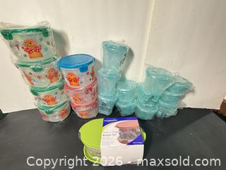MaxSold Auction: New Plastic Food Storage Assortment - #3 - Fremont (California, USA) PARTNER MANAGED Estate Sale Online Auction - Las Palmas Avenue