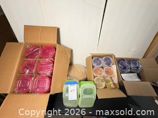 MaxSold Auction: New Plastic Food Storage Assortment #2  - Fremont (California, USA) PARTNER MANAGED Estate Sale Online Auction - Las Palmas Avenue