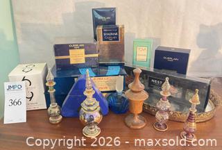 MaxSold Auction: Perfume Bottles and Mirrored Tray - Fremont (California, USA) PARTNER MANAGED Estate Sale Online Auction - Las Palmas Avenue