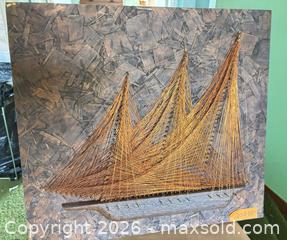 MaxSold Auction: Sailing Ship Artwork - 5 pieces - Fremont (California, USA) PARTNER MANAGED Estate Sale Online Auction - Las Palmas Avenue