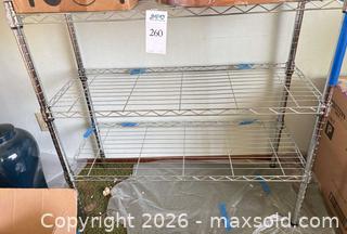 MaxSold Auction: Short Chrome Shelf #1 - Fremont (California, USA) PARTNER MANAGED Estate Sale Online Auction - Las Palmas Avenue