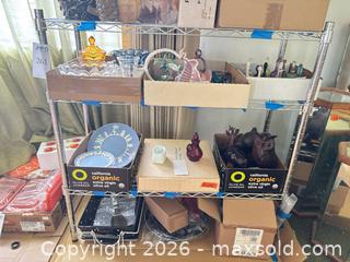 MaxSold Auction: Short Chrome Shelf #2 - Fremont (California, USA) PARTNER MANAGED Estate Sale Online Auction - Las Palmas Avenue