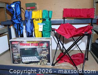 MaxSold Auction: Sit Around the (new) Coleman Propane Stove - Fremont (California, USA) PARTNER MANAGED Estate Sale Online Auction - Las Palmas Avenue