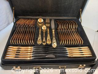 MaxSold Auction: Solingen Gold-plated Flatware & Sheraton Candlesticks - Fremont (California, USA) PARTNER MANAGED Estate Sale Online Auction - Las Palmas Avenue
