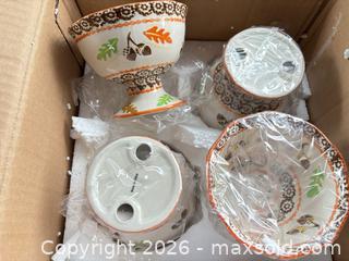 MaxSold Auction: Temp-tations Porcelain Dishes - NIB - Fremont (California, USA) PARTNER MANAGED Estate Sale Online Auction - Las Palmas Avenue