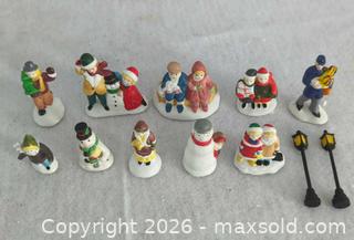 MaxSold Auction: 12 Resin Miniature Christmas/Winter Figurines - Markham (Ontario, Canada) SELLER MANAGED Downsizing Online Auction - Carlton Road