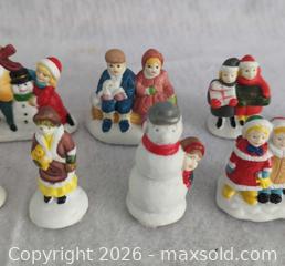 MaxSold Auction: 12 Resin Miniature Christmas/Winter Figurines - Markham (Ontario, Canada) SELLER MANAGED Downsizing Online Auction - Carlton Road