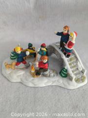 MaxSold Auction: Dickens Collectables Porcelain Christmas Village Children Playing - Markham (Ontario, Canada) SELLER MANAGED Downsizing Online Auction - Carlton Road