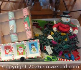 MaxSold Auction: Holiday / Christmas Decorations Assortment with String Lights - Markham (Ontario, Canada) SELLER MANAGED Downsizing Online Auction - Carlton Road