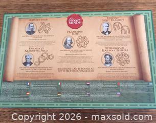 MaxSold Auction: Professor Puzzle Great Minds Wooden & Metal Puzzle Set (5 pcs) - Markham (Ontario, Canada) SELLER MANAGED Downsizing Online Auction - Carlton Road