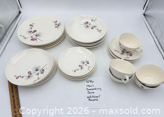 MaxSold Auction: Cannonsburg Wild Clover / Pinecone China - Bremerton (Washington, USA) SELLER MANAGED Estate Sale Online Auction - Burwell Street