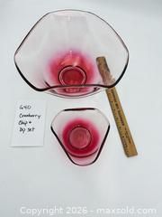 MaxSold Auction: Cranberry Chip and Dip Set - Bremerton (Washington, USA) SELLER MANAGED Estate Sale Online Auction - Burwell Street