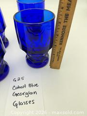 MaxSold Auction: Georgian Cobalt Blue Tumblers - Bremerton (Washington, USA) SELLER MANAGED Estate Sale Online Auction - Burwell Street