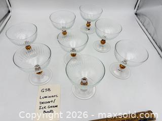 MaxSold Auction: Luminarc Dessert / Ice Cream Dishes - Bremerton (Washington, USA) SELLER MANAGED Estate Sale Online Auction - Burwell Street