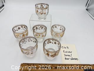 MaxSold Auction: Mid-Century Culver Juice / Cocktail Glasses - Bremerton (Washington, USA) SELLER MANAGED Estate Sale Online Auction - Burwell Street