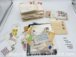 MaxSold Auction: Mixed Stamps and Stamped Envelopes - Bremerton (Washington, USA) SELLER MANAGED Estate Sale Online Auction - Burwell Street