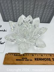 MaxSold Auction: Swarovski Large Waterlily - made in Austria - Bremerton (Washington, USA) SELLER MANAGED Estate Sale Online Auction - Burwell Street