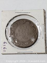 MaxSold Auction: 1919 Large Cent Coin Canada - South Frontenac (Ontario, Canada) SELLER MANAGED Downsizing Online Auction - Battersea Road