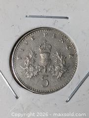 MaxSold Auction: 5 Pence Thistle Coin England - South Frontenac (Ontario, Canada) SELLER MANAGED Downsizing Online Auction - Battersea Road
