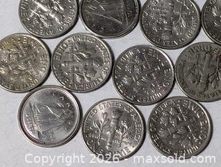 MaxSold Auction: Roosavelt Us Dime Collection Lot - South Frontenac (Ontario, Canada) SELLER MANAGED Downsizing Online Auction - Battersea Road