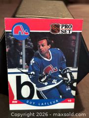 MaxSold Auction: 1990-91 Pro Set Guy Lafleur Quebec Nordiques #250, Collectable Trading Card  - Aurora (Ontario, Canada) SELLER MANAGED Estate Sale Online Auction - Closs Square