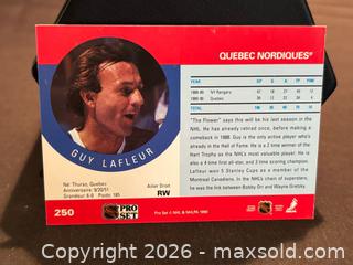 MaxSold Auction: 1990-91 Pro Set Guy Lafleur Quebec Nordiques #250, Collectable Trading Card  - Aurora (Ontario, Canada) SELLER MANAGED Estate Sale Online Auction - Closs Square