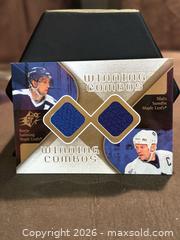 MaxSold Auction: 2007-08 SPX Winning Combos Mats Sundin/Borje Salming Toronto Maple Leafs #WC-BM, Collectab - Aurora (Ontario, Canada) SELLER MANAGED Estate Sale Online Auction - Closs Square