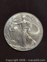 MaxSold Auction: 2015 AMERCAIN SILVER EAGLE .999 Fine Silver Uncirculated BU-Coin- 1 OZ SILVER - Aurora (Ontario, Canada) SELLER MANAGED Estate Sale Online Auction - Closs Square