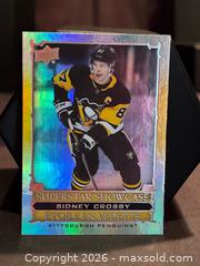MaxSold Auction: 2021/22 Upper Deck Tim Hortons SS-15 Superstar Showcase Sidney Crosby Penguins, Collectabl - Aurora (Ontario, Canada) SELLER MANAGED Estate Sale Online Auction - Closs Square