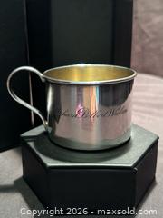 MaxSold Auction: Antique ONEIDA Community Silver Plate Baby/Child Cup, Engraved.  - Aurora (Ontario, Canada) SELLER MANAGED Estate Sale Online Auction - Closs Square