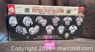 MaxSold Auction: ATLANTA BRAVES MLB Heritage Jersey Then/Now Collection 1901-1999 Mini Plaque-NEW, Sealed - Aurora (Ontario, Canada) SELLER MANAGED Estate Sale Online Auction - Closs Square