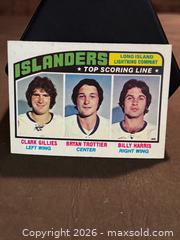 MaxSold Auction: BRYAN TROTTIER  1976-77  ROOKIE  TOP SCORING LINE  Topps  #216  NY Islanders, Collectable  - Aurora (Ontario, Canada) SELLER MANAGED Estate Sale Online Auction - Closs Square