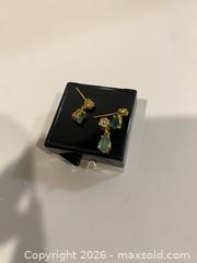 MaxSold Auction: 14k Yellow Gold Emerald Earrings & Necklace Pendant - Wilmot (Ontario, Canada) PARTNER MANAGED Estate Sale Online Auction - Summit Crescent