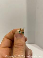 MaxSold Auction: 14k Yellow Gold Emerald Earrings & Necklace Pendant - Wilmot (Ontario, Canada) PARTNER MANAGED Estate Sale Online Auction - Summit Crescent