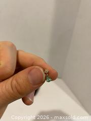 MaxSold Auction: 14k Yellow Gold Emerald Earrings & Necklace Pendant - Wilmot (Ontario, Canada) PARTNER MANAGED Estate Sale Online Auction - Summit Crescent